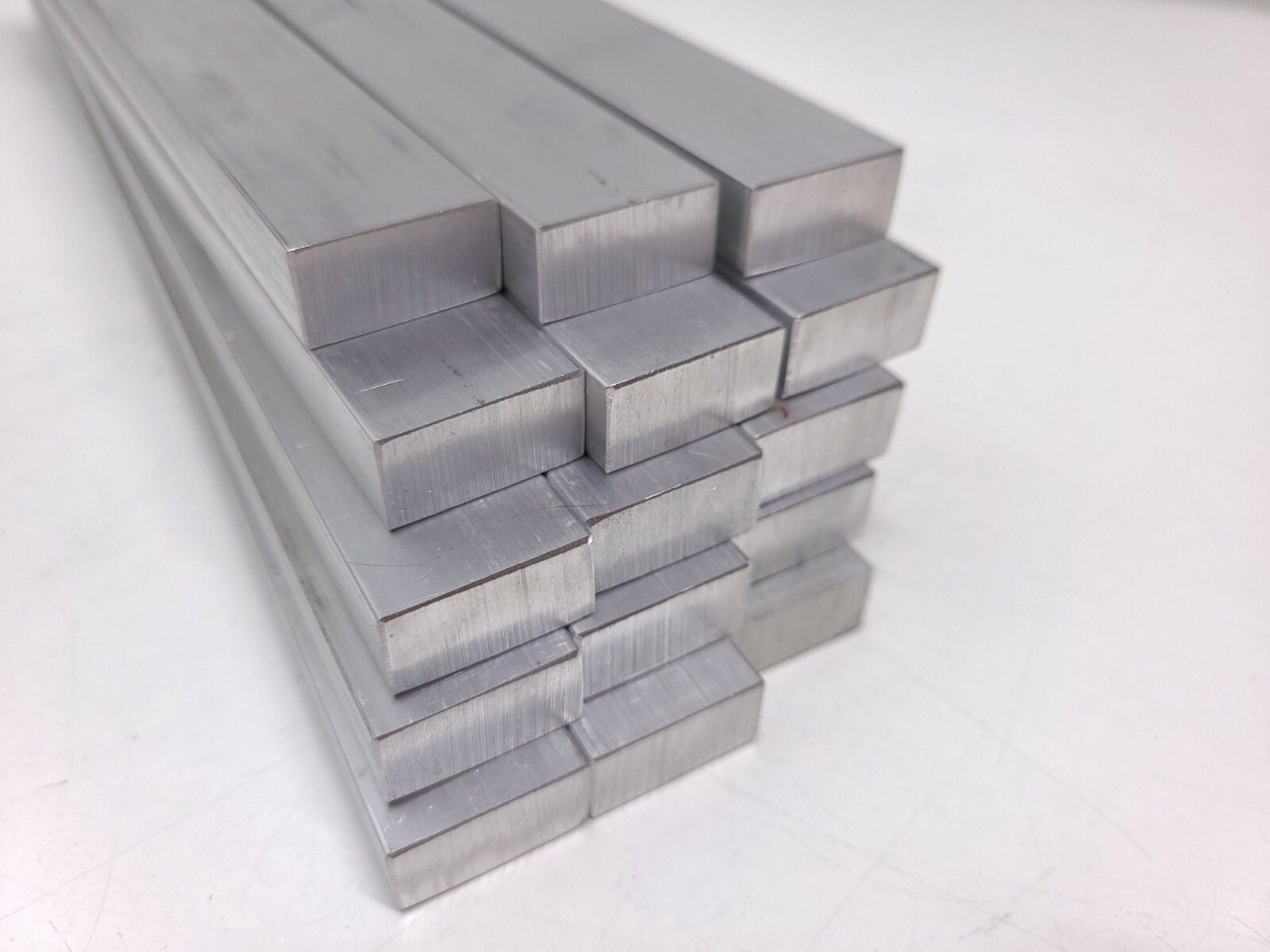 6061 Aluminum Flat Bar, 1/2 x 1 x 10″ long, Solid Stock, Plate, Machining, 2 pk
