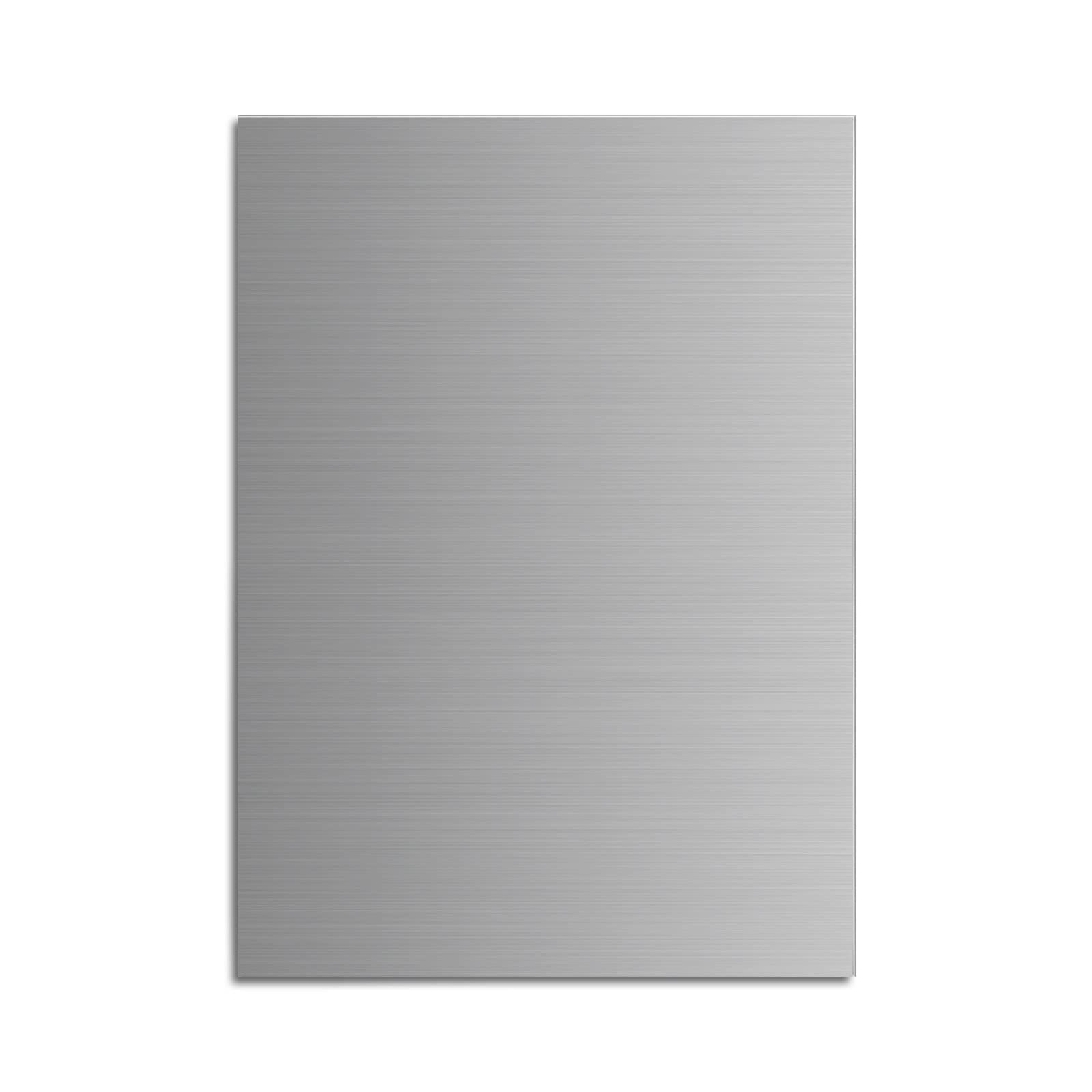 Aluminum Sheet Metal 5052H32 12x17x1/4 in Plate Protective Film