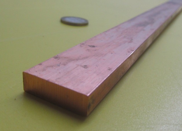 110 Copper Bar H02, 5/16″ Thick x 1.0″ Wide x 24 Inch Length