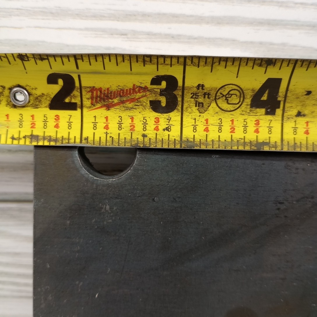 6″ x 6″ 3/8″ Thick Steel Base Plate 9/16″ Hole For 1/2″ Bolts Heavy Duty Weld