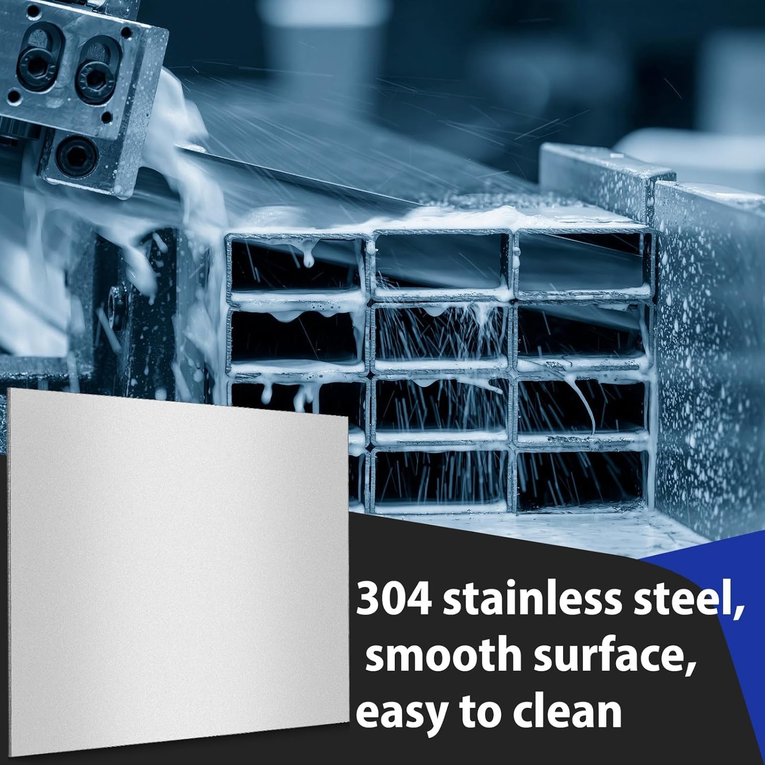 Therwen 2 Pieces 1/8 Inch x 9 x 12 Steel x 9 x 12 inch, White