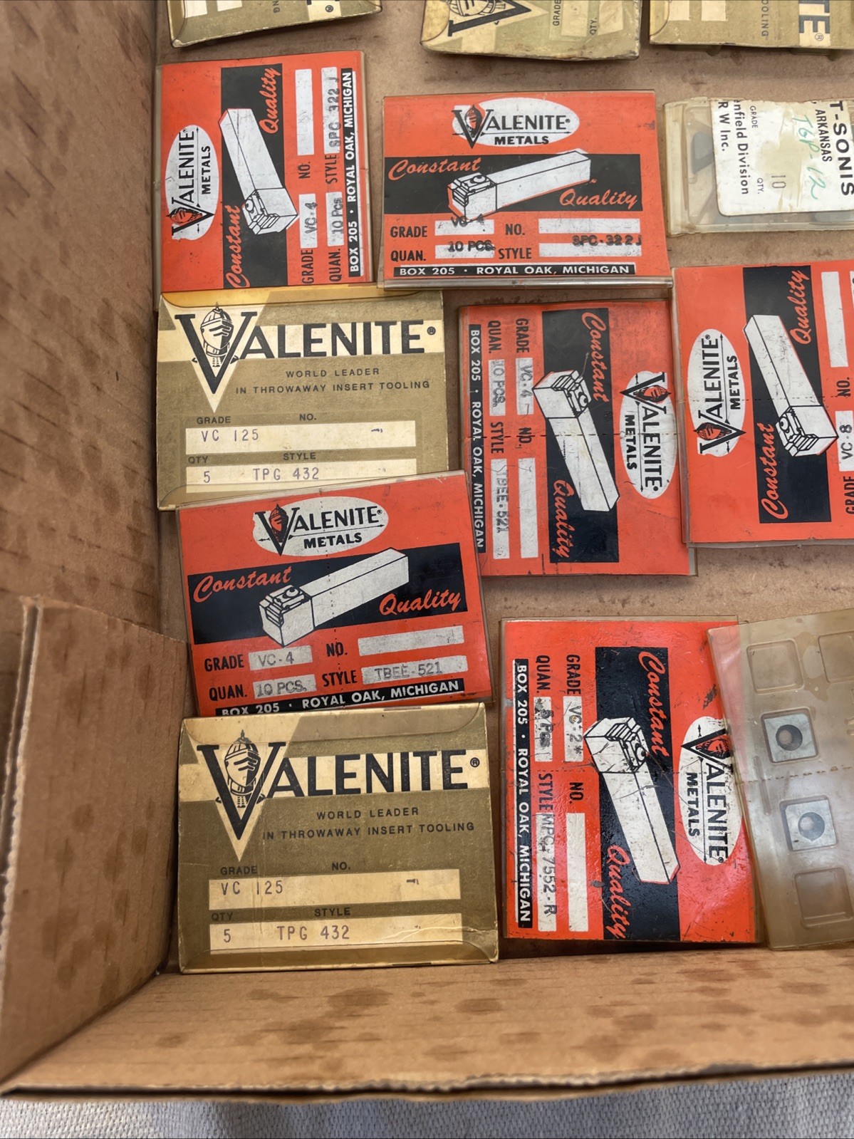 Mix Lot of Good Unused Carbide Inserts Approximately 100 Pieces