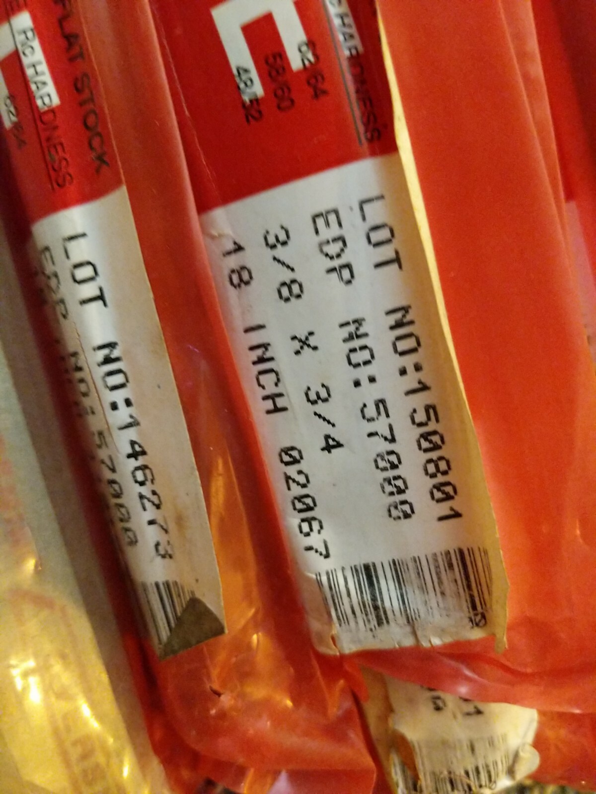 20x Starrett 495 Msc 86104148 3/8 3/4 18 Inches Oil Hardened Flat Stock
