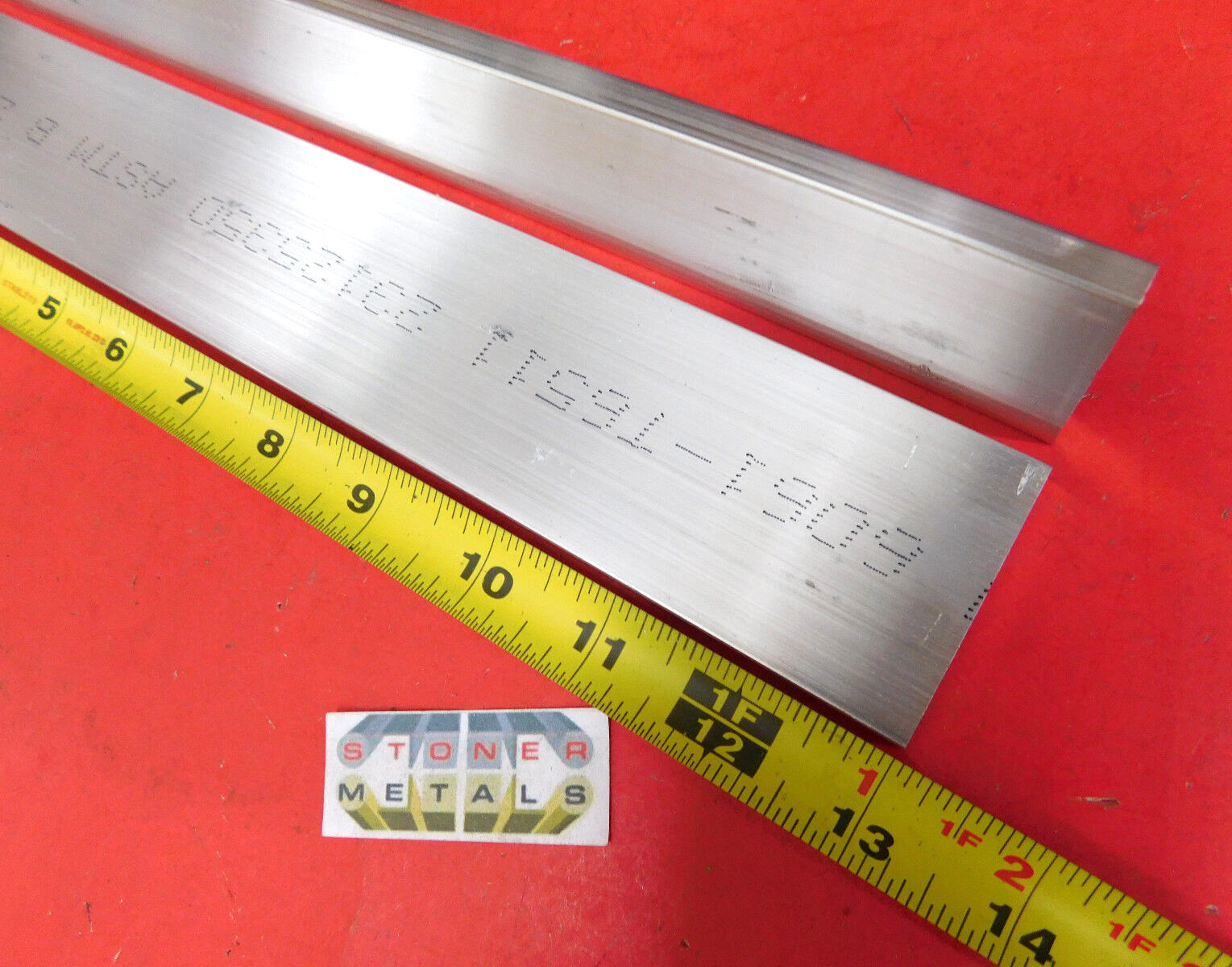 2 pieces 1/4″ X 2″ ALUMINUM 6061 FLAT BAR 13″ long T6511 Solid Machining Stock