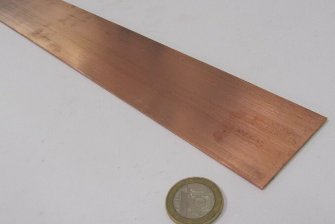 110 Copper Bar H02, 1/16″ Thick x 2.0″ Wide x 24 Inch Length