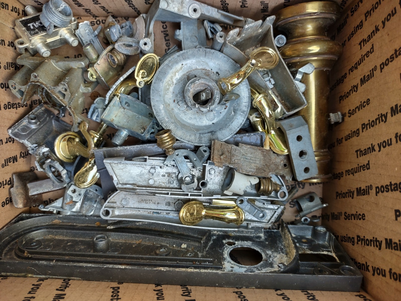 17 Pound Box Scrap Zinc – For Melting and Casting-Resource Recovery