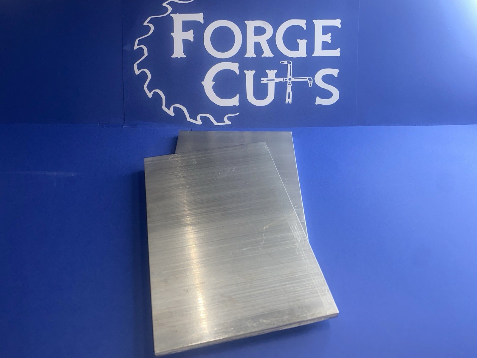 .25 X 4” X 8″ Long 6061 T6511 (2) Piece aluminum plate flat bar stock block 1/4”