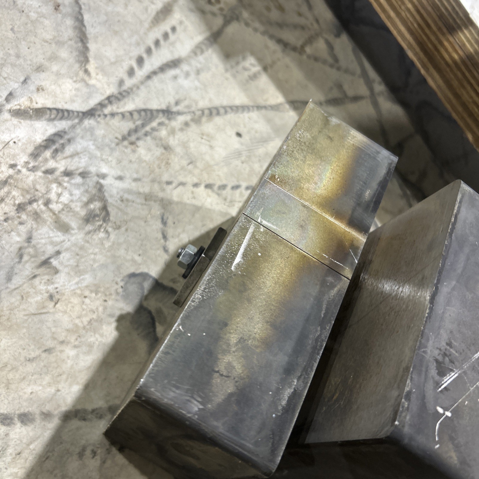 2 Blocks Of A2 Machine Steel. 7.5”x5.5”x2.375”. Machine Steel . 55# Total