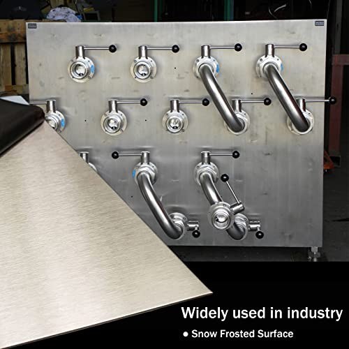 304 Stainless Steel Sheets Metal 12″ x 12″ x 1/64″ (0.02″) Inch 304 Stainless St
