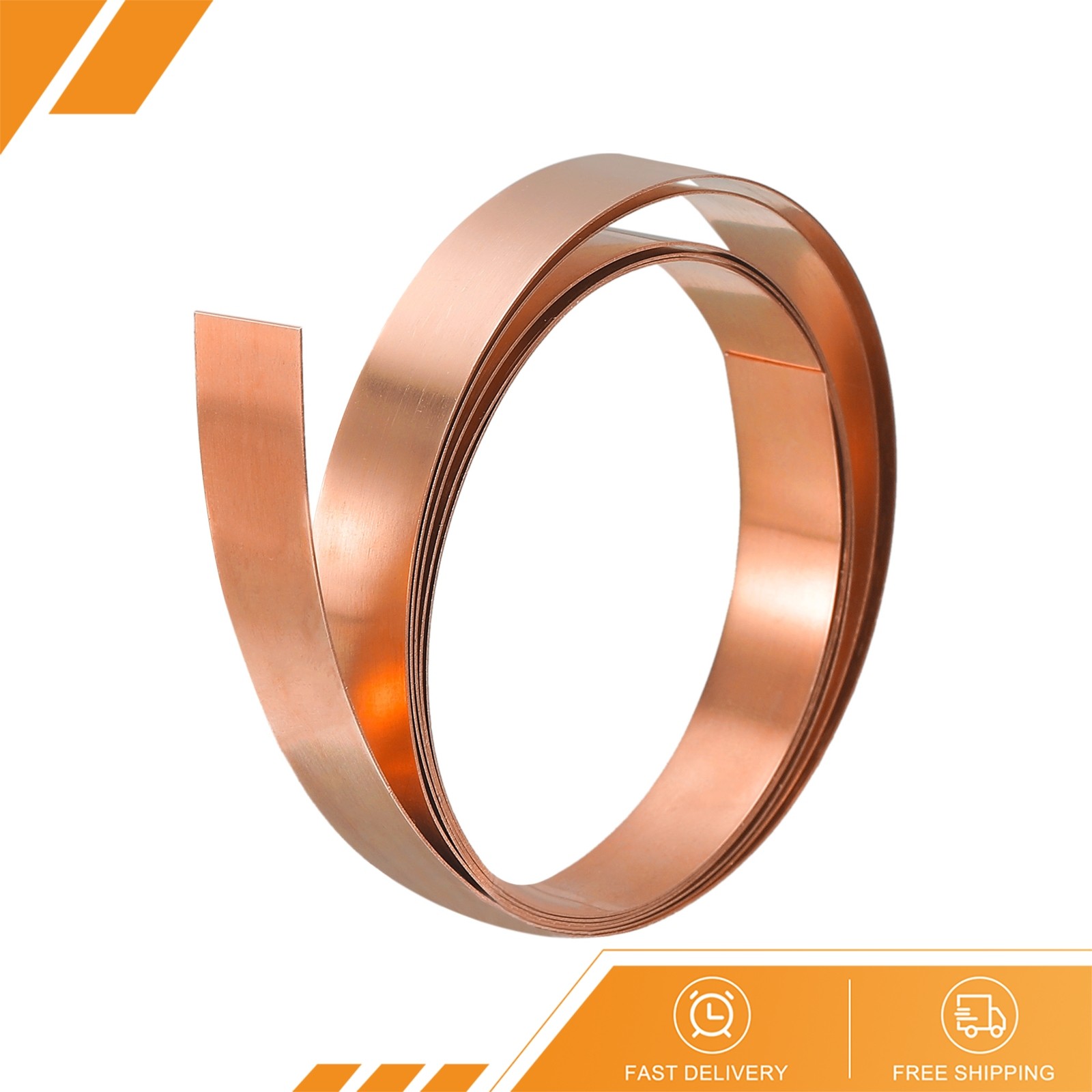 Copper Sheet Roll Metal Foil Plate – 2000mm x 10mm x 0.2mm