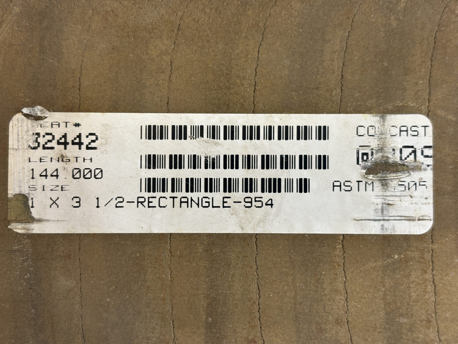 954 Aluminum Bronze Flat Bar 1″ x 3.5″ x 12″ lathe parts machining stock