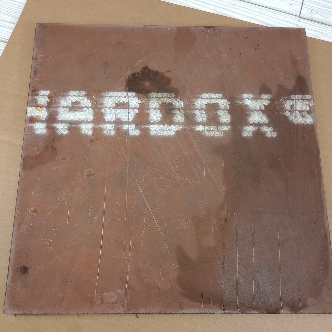 1/2″ AR500 Steel Plate 12″X 12″ Hardox 500 TUF Hardened Plate .5″ Thick