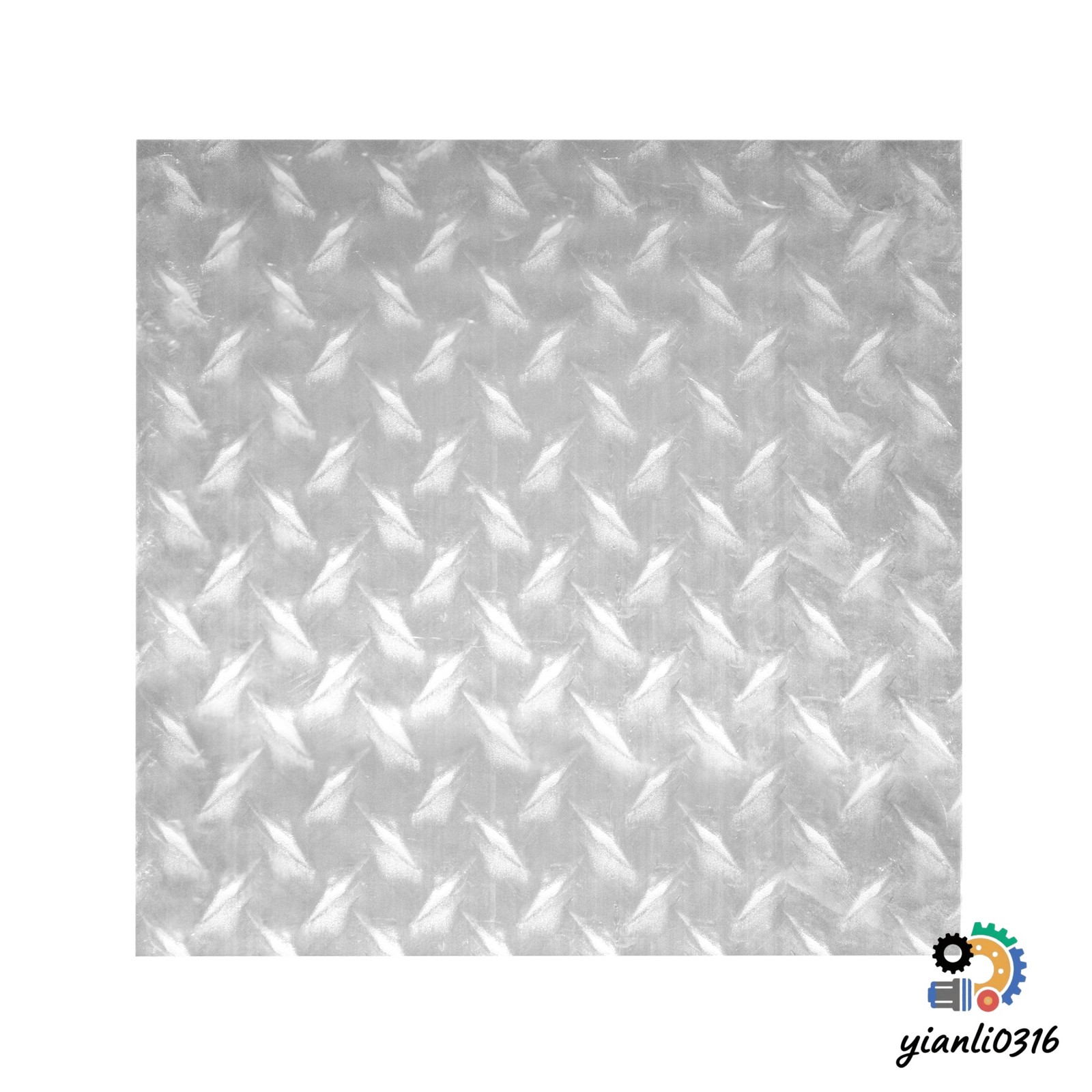 10.63×10.63″ Diamond Tread Aluminum Plate Durable