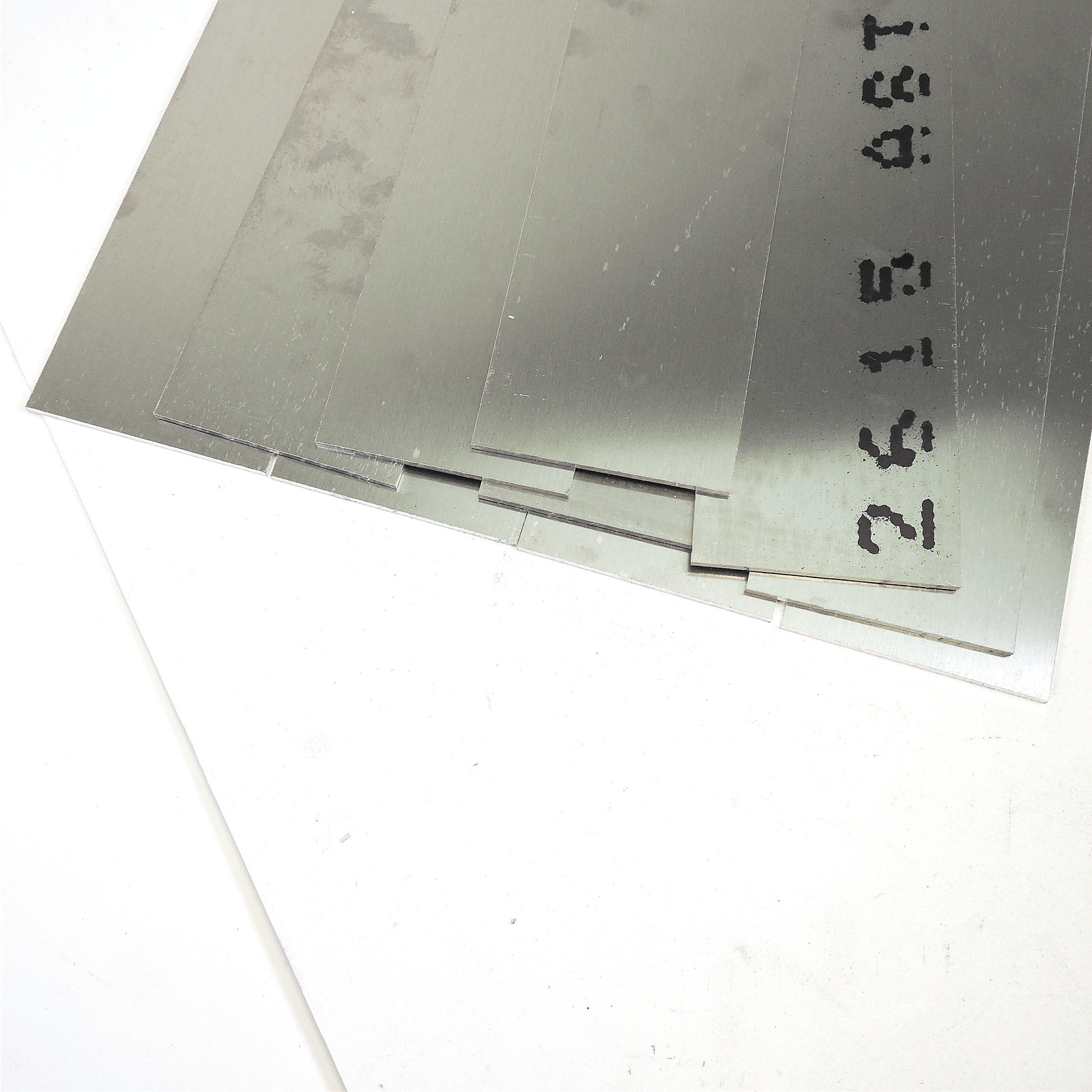 .125″ thick Aluminum SHEET 3.125″ x 35.5″ Long Plate QTY 10 Stock sku 335447