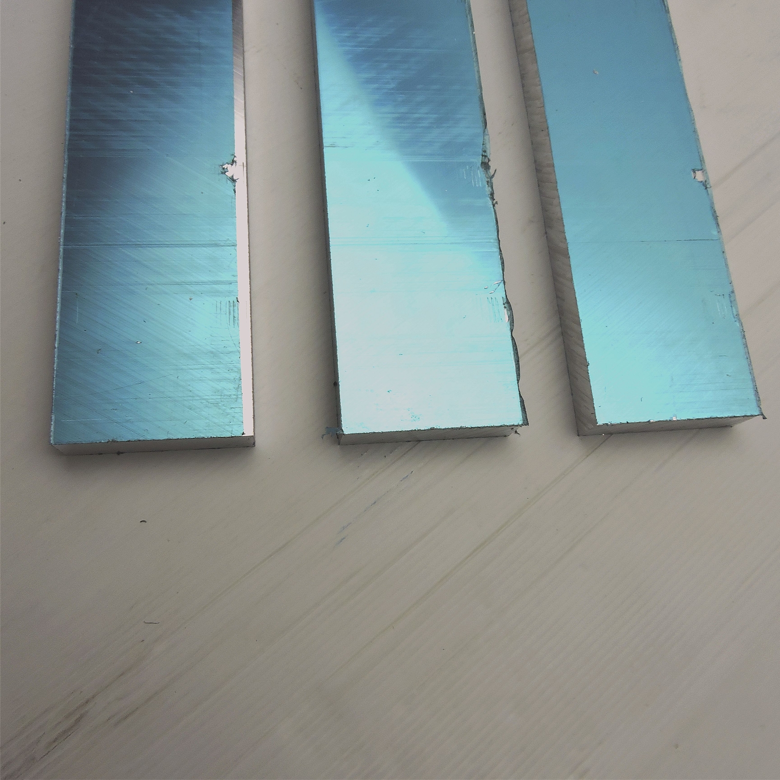 .75″ thick 3/4 Precision CAST Aluminum PLATE 2.875″ x 20″ Long QTY 3 sku156717