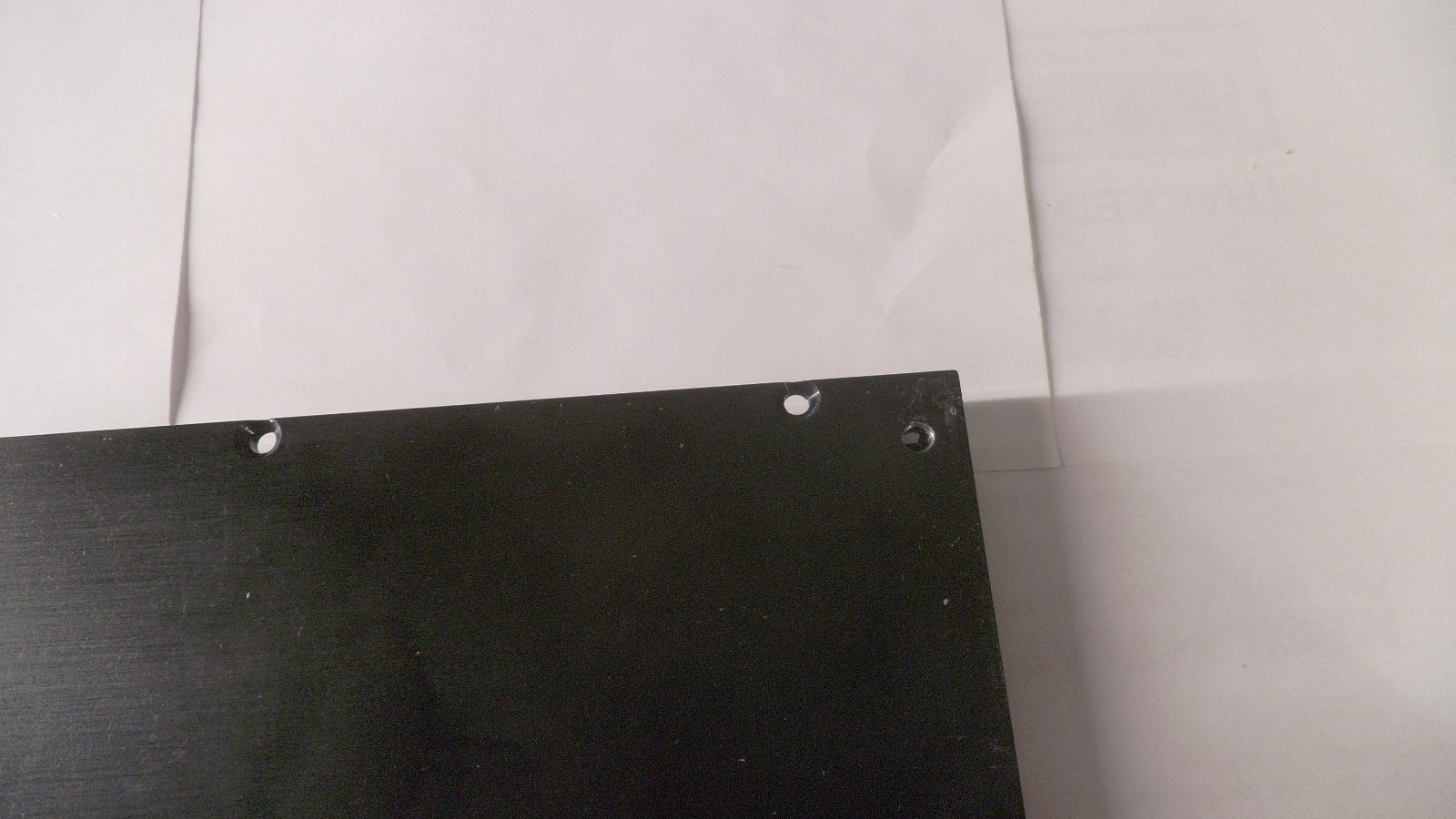 Anodized Aluminum plate, 8-1/2″ x 4-1/4″ x .182 thick