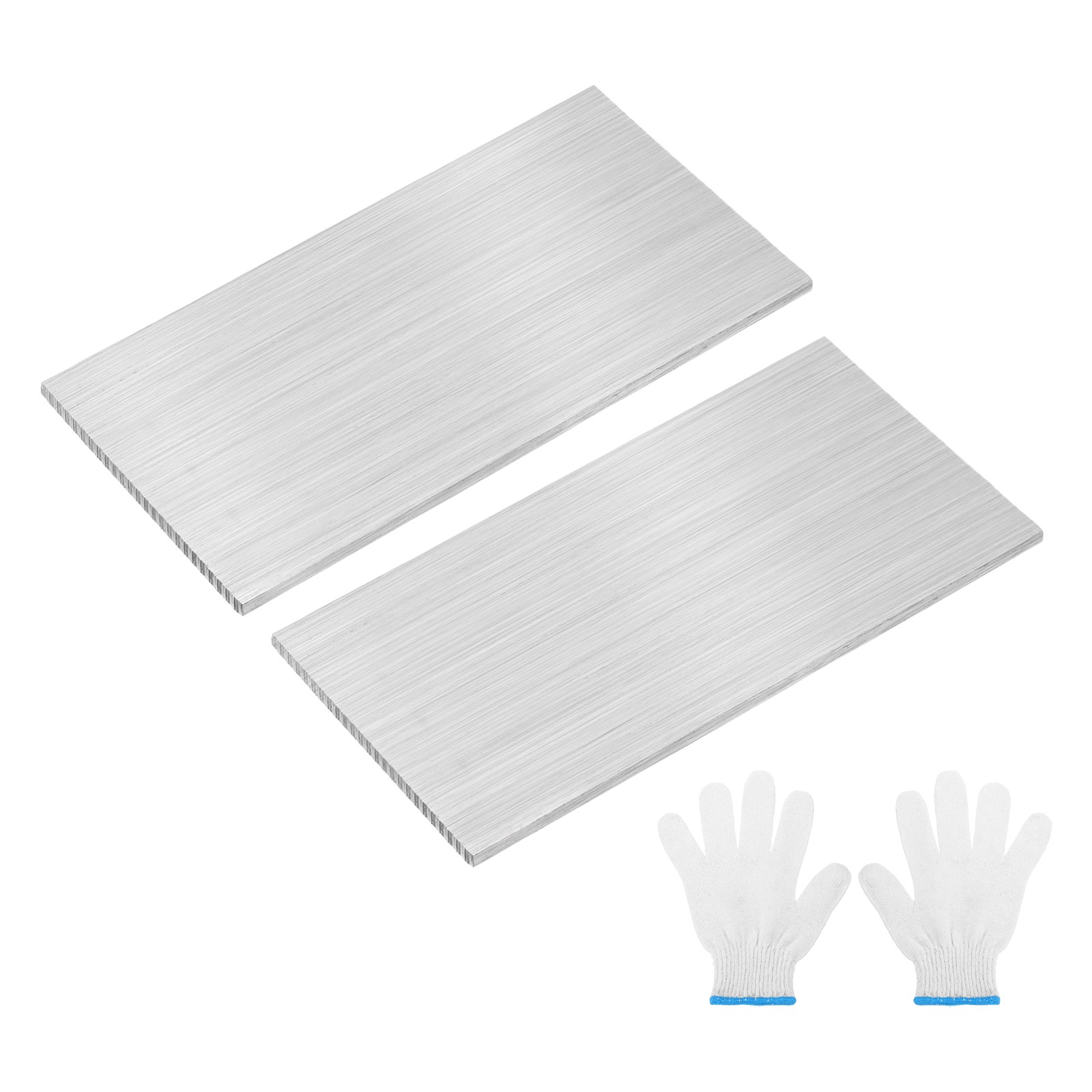 2Pcs 316L Stainless Steel Flat Bar 1/8″ x 2″ x 4″ Trim Strips Sheet]