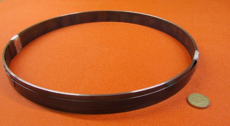 Blue Tempered Spring Steel Shim 0.025″ Thick x 1.00″ Width x 120″ Length