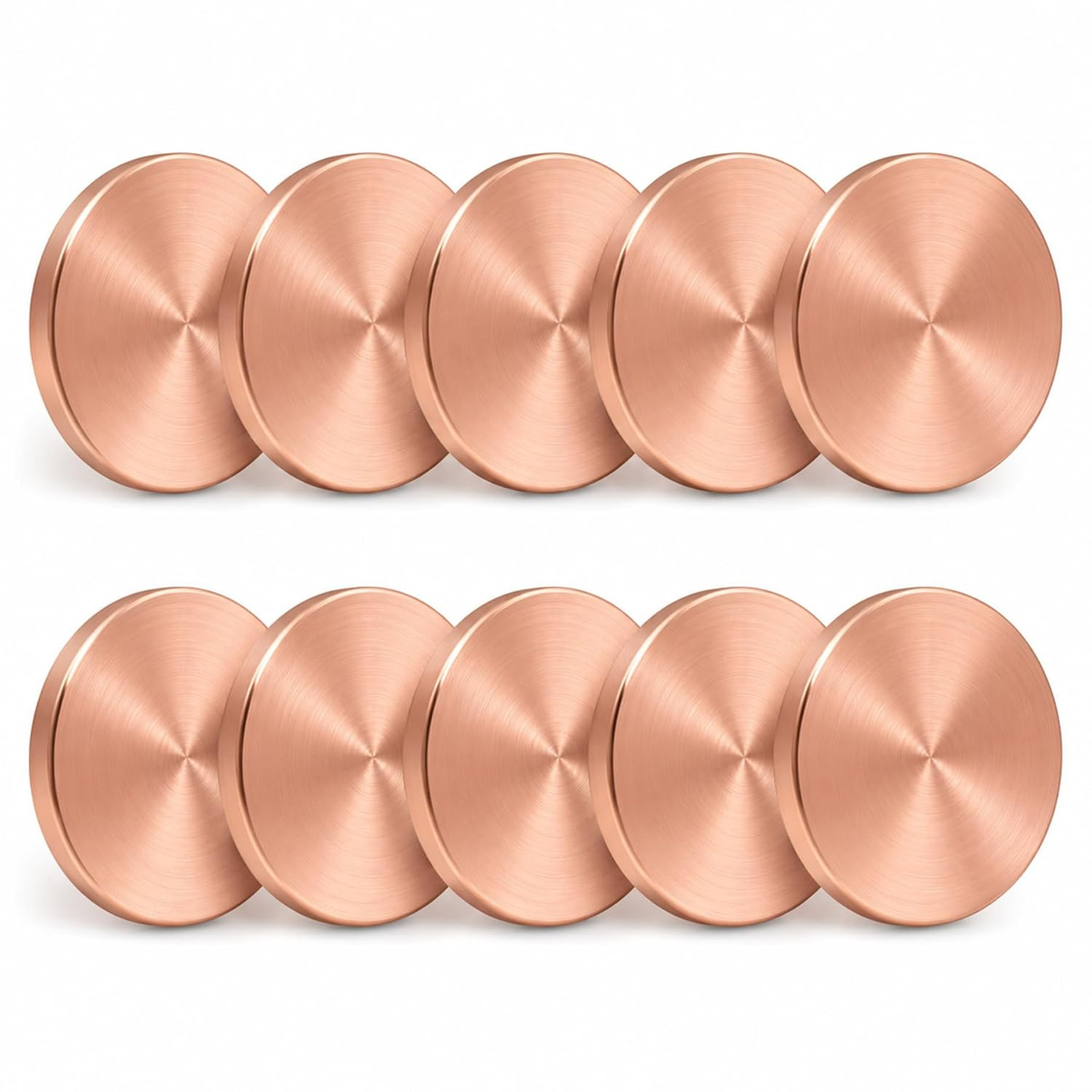 Copper Round Discs 1-1/4 inch Diameter 1/8 inch Thick Pure Copper Plates for