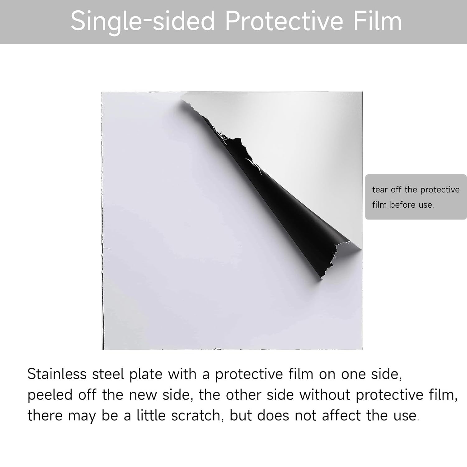 304 Stainless Steel Sheet – 12″ X 12″ X 1/8″ Thin Stainless Steel Plate 1/8 Inch