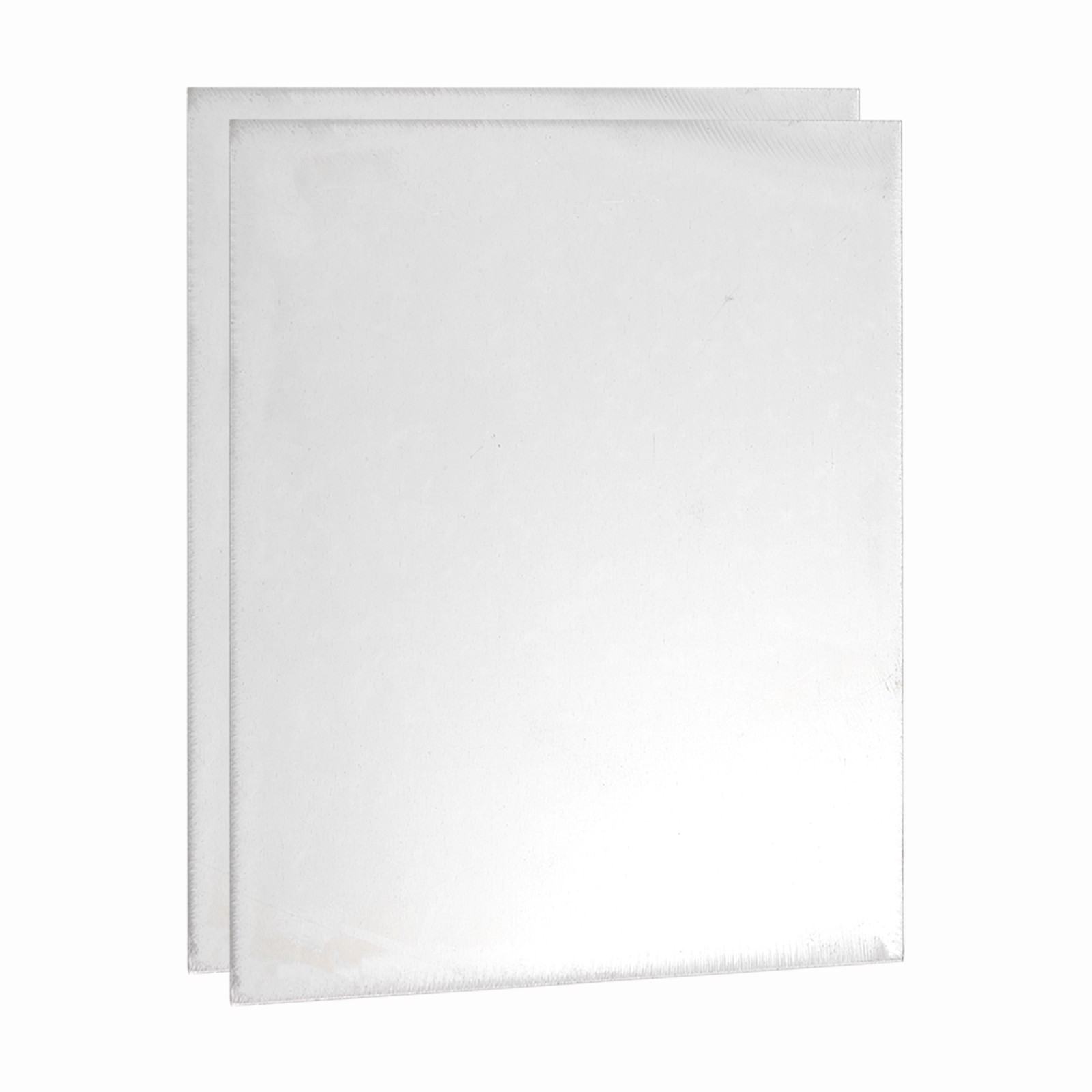 2Pcs 3/64″ Hot Rolled Steel Sheets 8″ x 4″ Steel Plate Base Silver