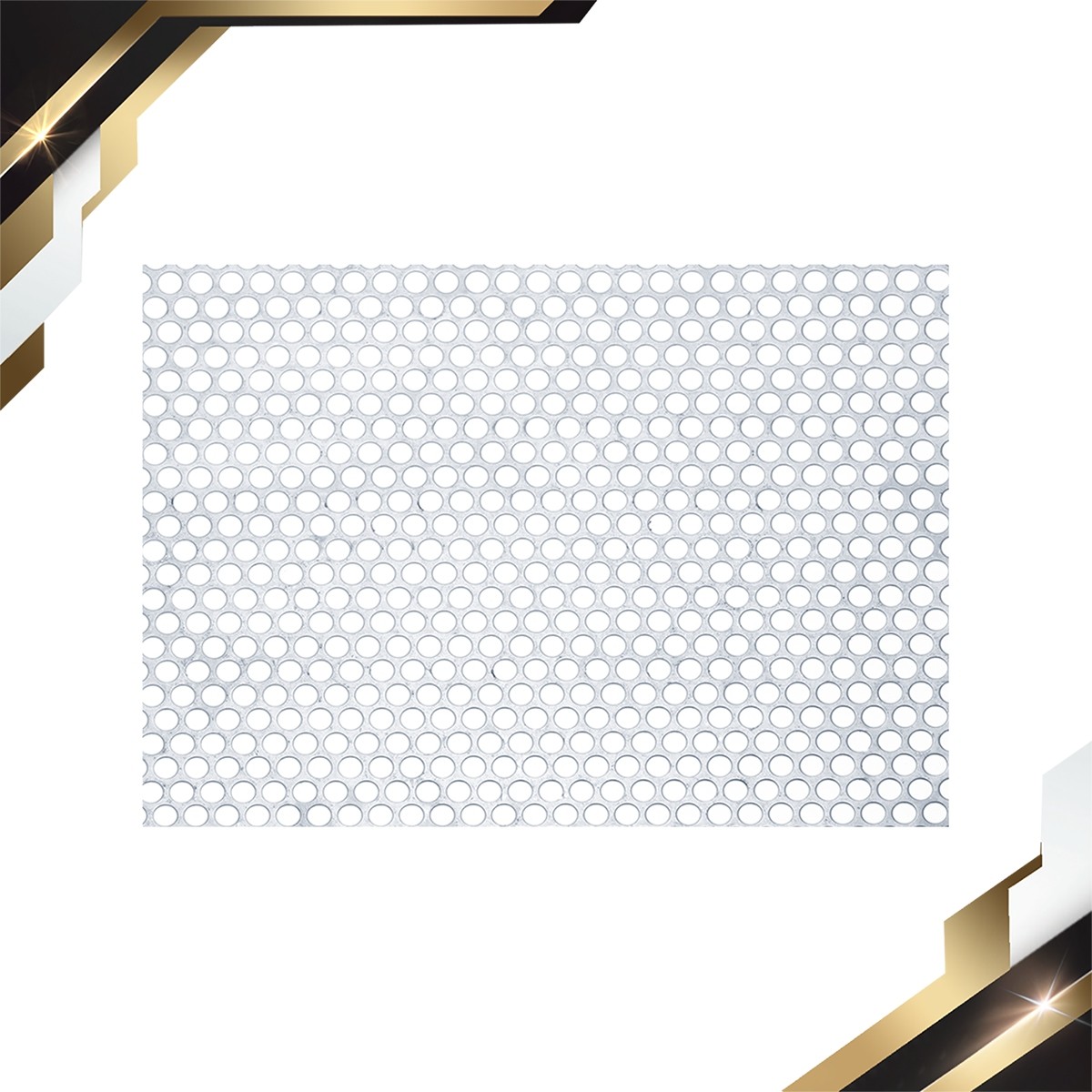 1Pcs 20GA 11.8″ x 5.9″ Round Hole 304 Stainless Steel Perforated Sheet