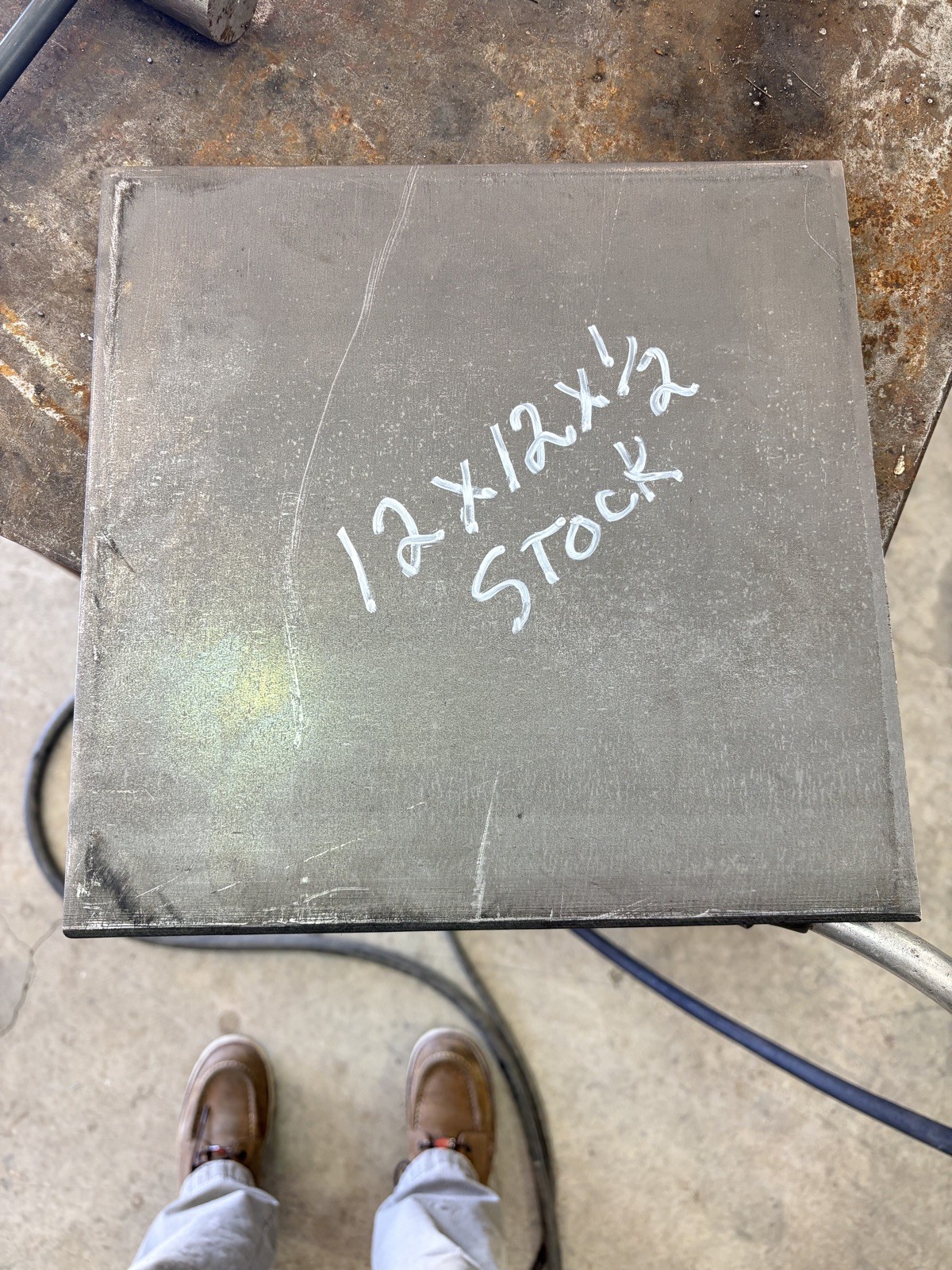 12 x 12 x 1/2 STEEL PLATE