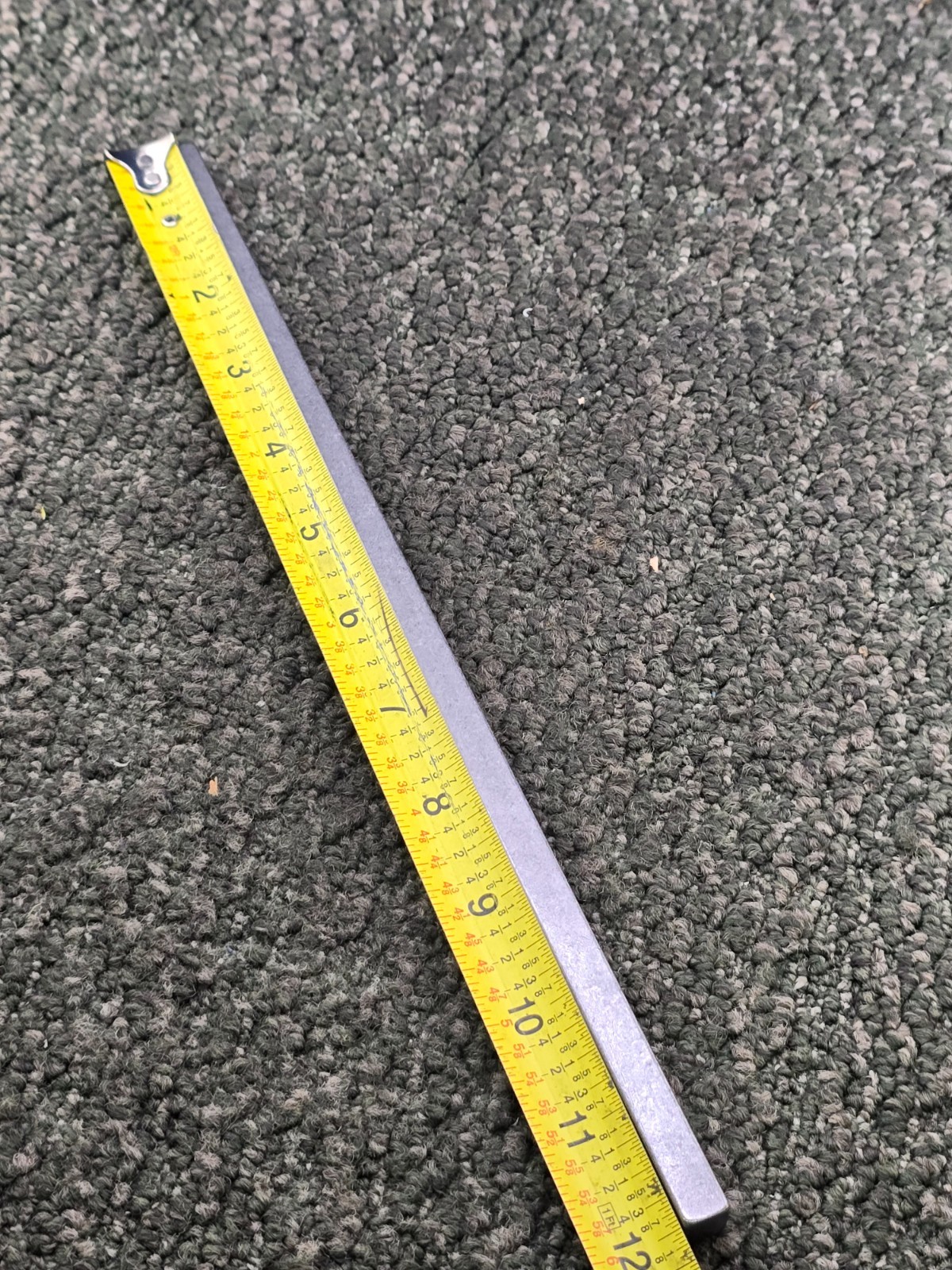 (QTY 4) Solid Steel Flat Bars Square Key Stock 3/8-inch Width x 12-inch Length