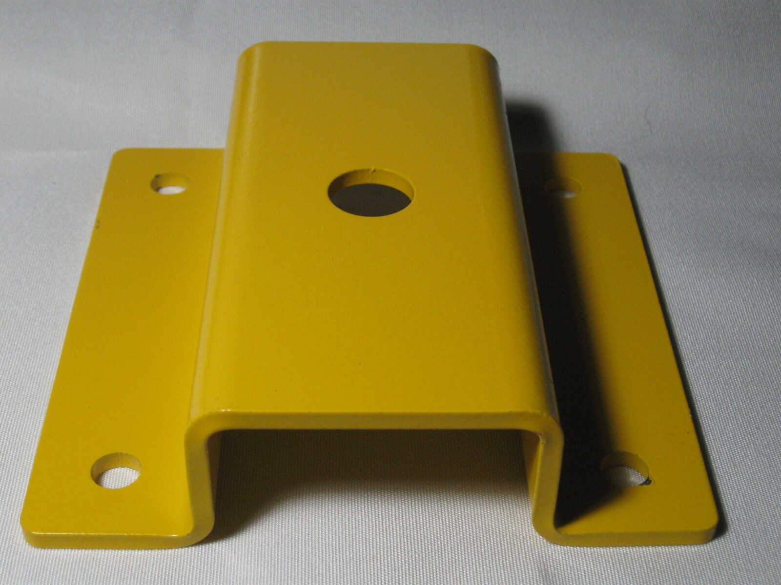 3/16″ Steel Hat Channel Form 6″x6″x1-1/2″ Equipment Mounting Base Plate Yellow
