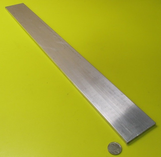 2024 T4 Aluminum Bar, 1/4″ (.250″) Thick x 2 1/2″ Wide x 24″ Length