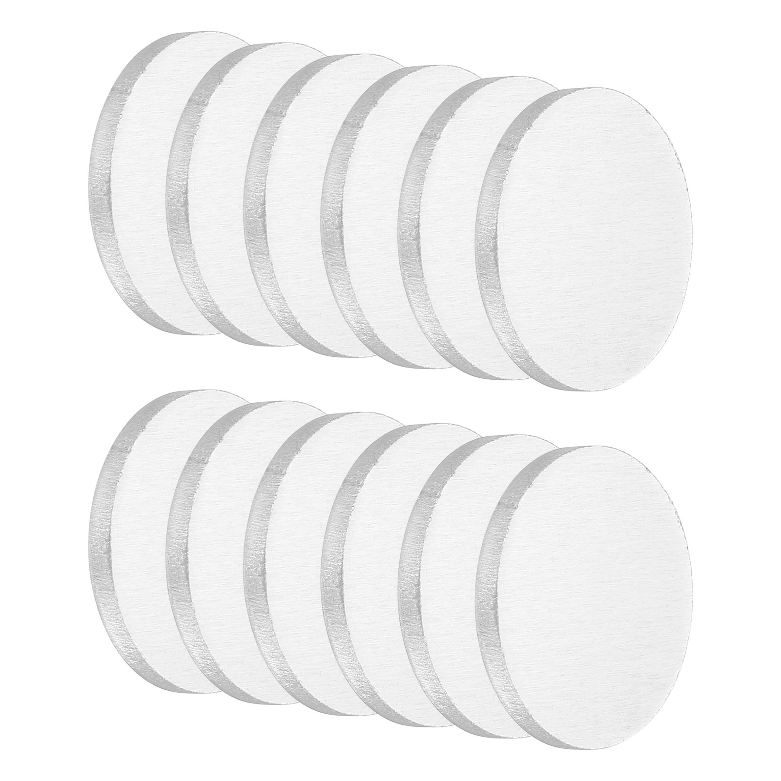 24Pcs Aluminum Disc, 1″(25.4mm) Dia 0.08″(2mm) Thick Round 1060 Aluminum Sheets