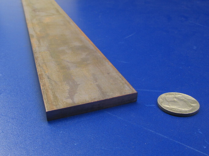182 Copper Bar 1/4″ Thick x 2.0″ Wide x 3 Foot Length