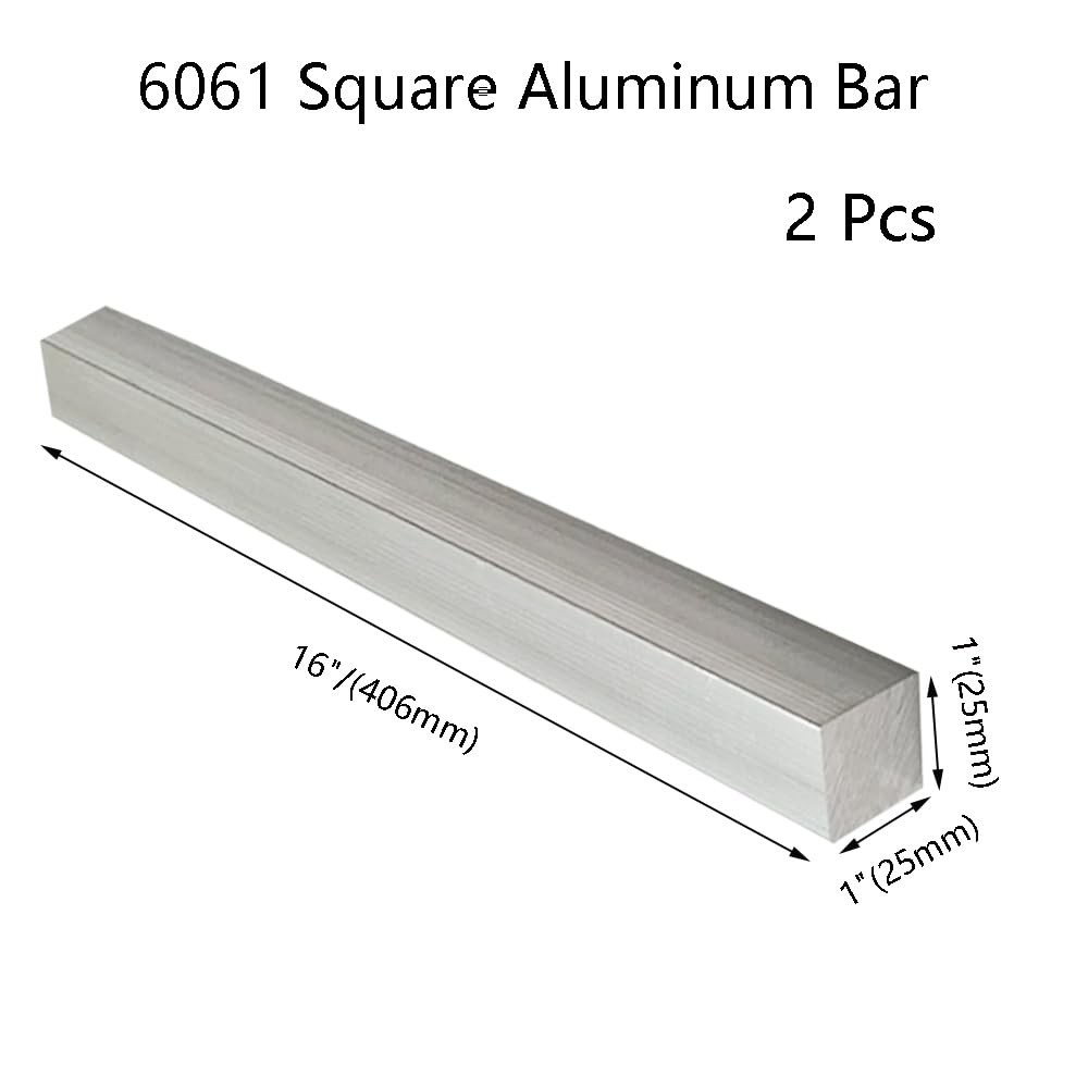 PCS Inch Square Aluminum Bar xxx Solid New Mill Stock Precision Machining
