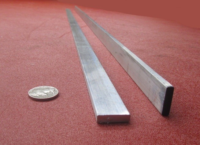 6061 T6511 Aluminum Bar, 3/16″ (.187″) Thick x 3/4 Wide x 36″ Length, 2 units
