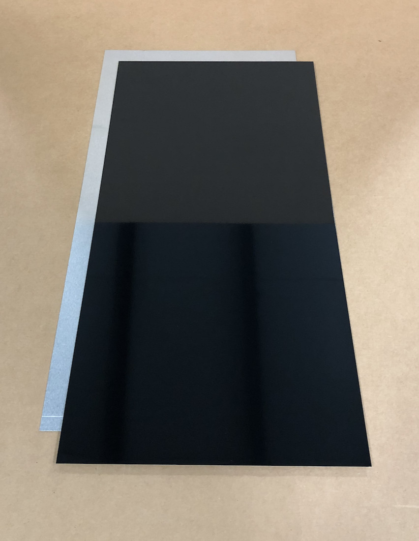Black Aluminum Sheet Plate 12″ X 24″ – .050″ Flat stock – 1 PC