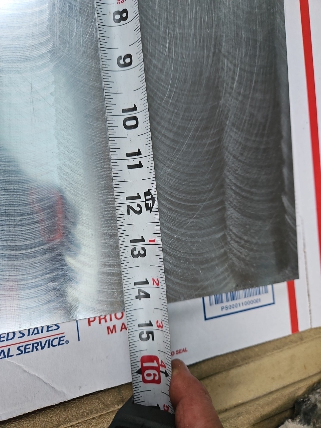 KAISER aluminum plate 6061-T651 3/4″ X 14-1/2″” X 10-1/2″ Made In USA