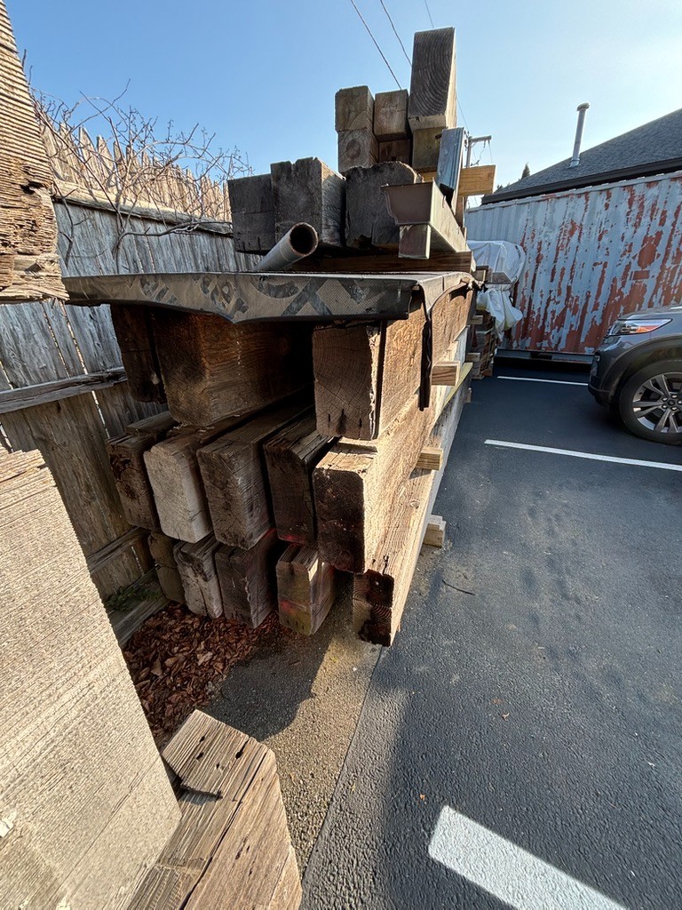 timbers, beams, reclaimed lumber