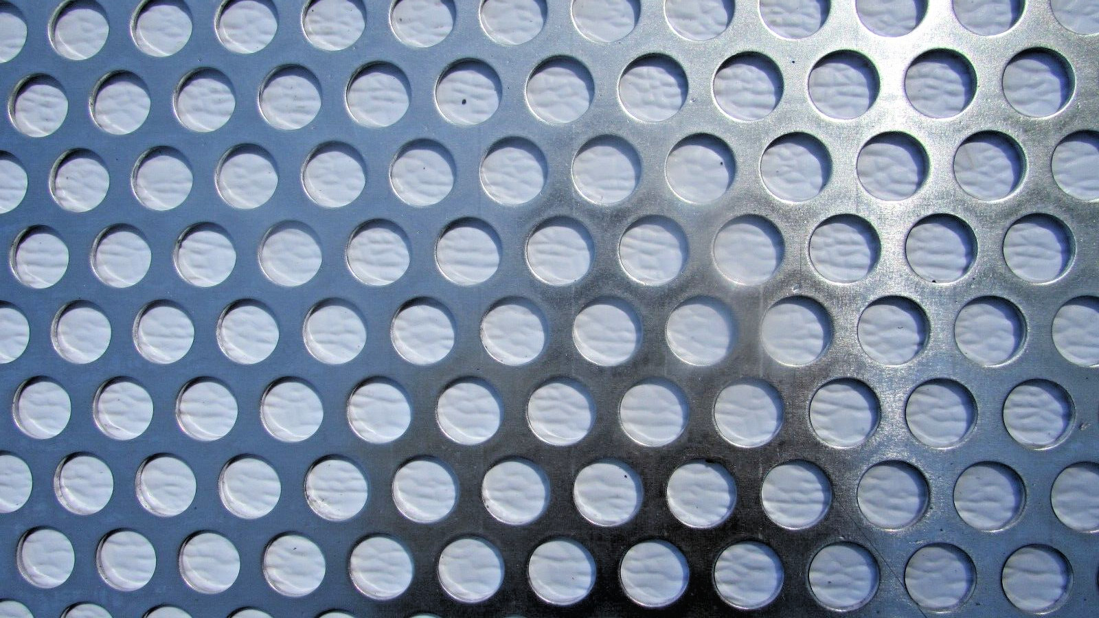 1/2″ HOLE ALUMINUM PERFORATED METAL–11-1/2″ X 11-3/4″
