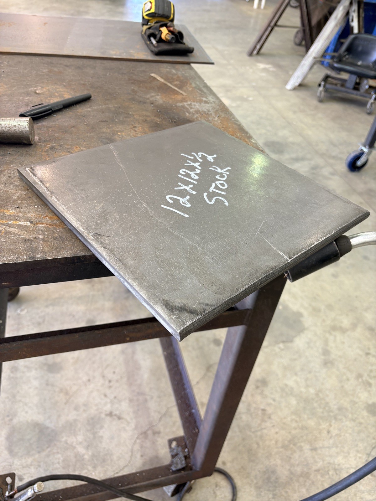 12 x 12 x 1/2 STEEL PLATE