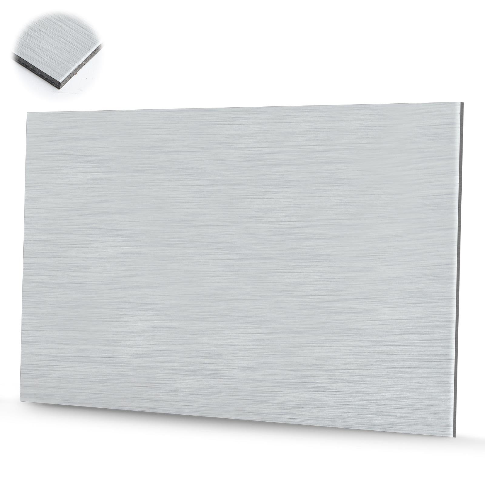 1 Pcs Aluminum Composite Panel, 1/8″ Thick Rectangle Aluminum Plastic Composi…