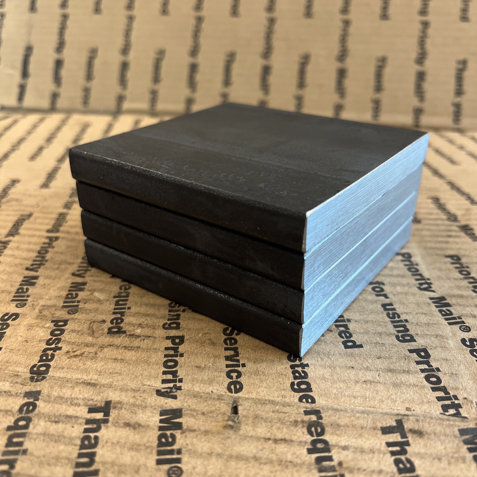 1/2″ FLAT STEEL 4″ x 4″ FLAT BAR A36 4 PIECES PRIME STOCK WELDING