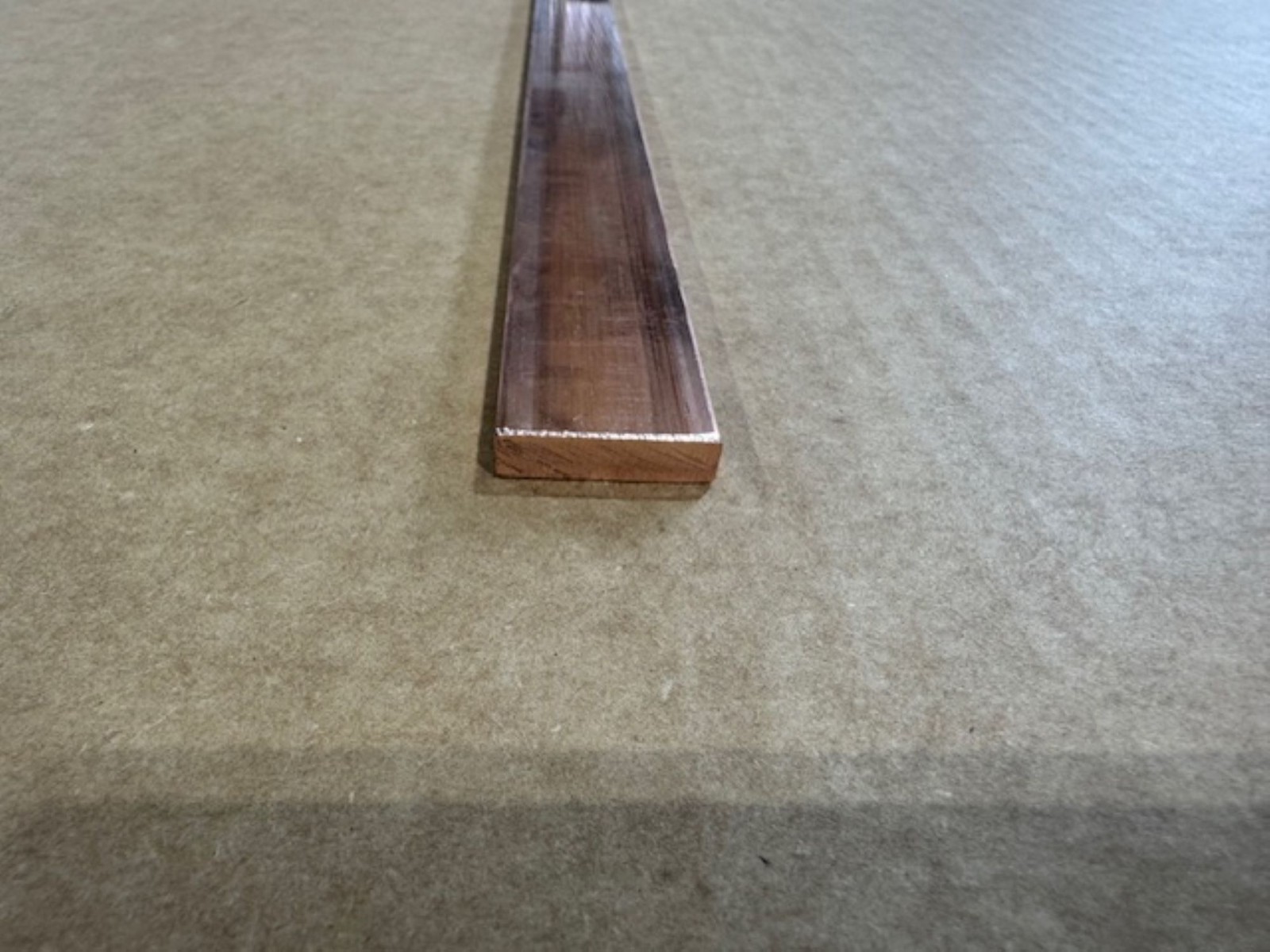 1/4″ x 1″ Copper 110 Flat Bar x 24 Inches Long