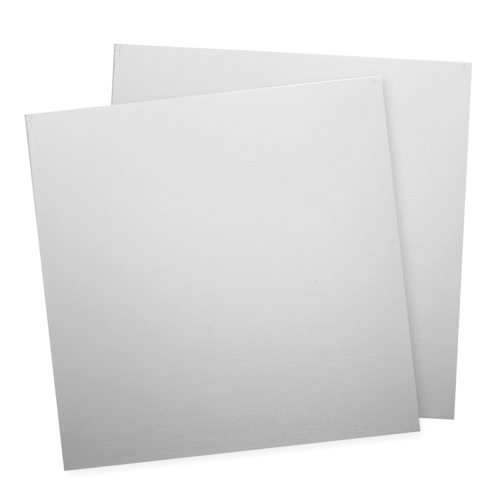 2Pcs Stainless Steel Sheet Plate 8″ x 8″ 24 Gauge (0.5mm) with Glove(Silver)