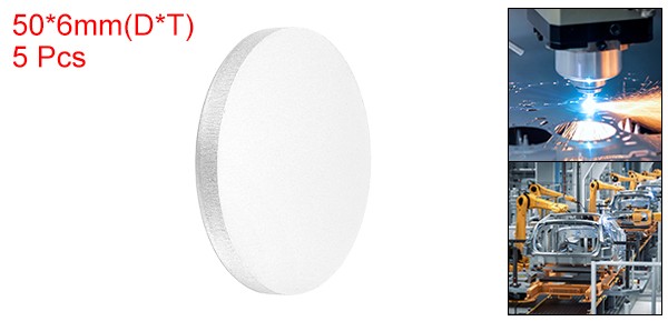 5Pcs, Aluminum Disc 2″(50mm) Dia 0.24″(6mm) Thick Round 1060 Aluminum Sheets