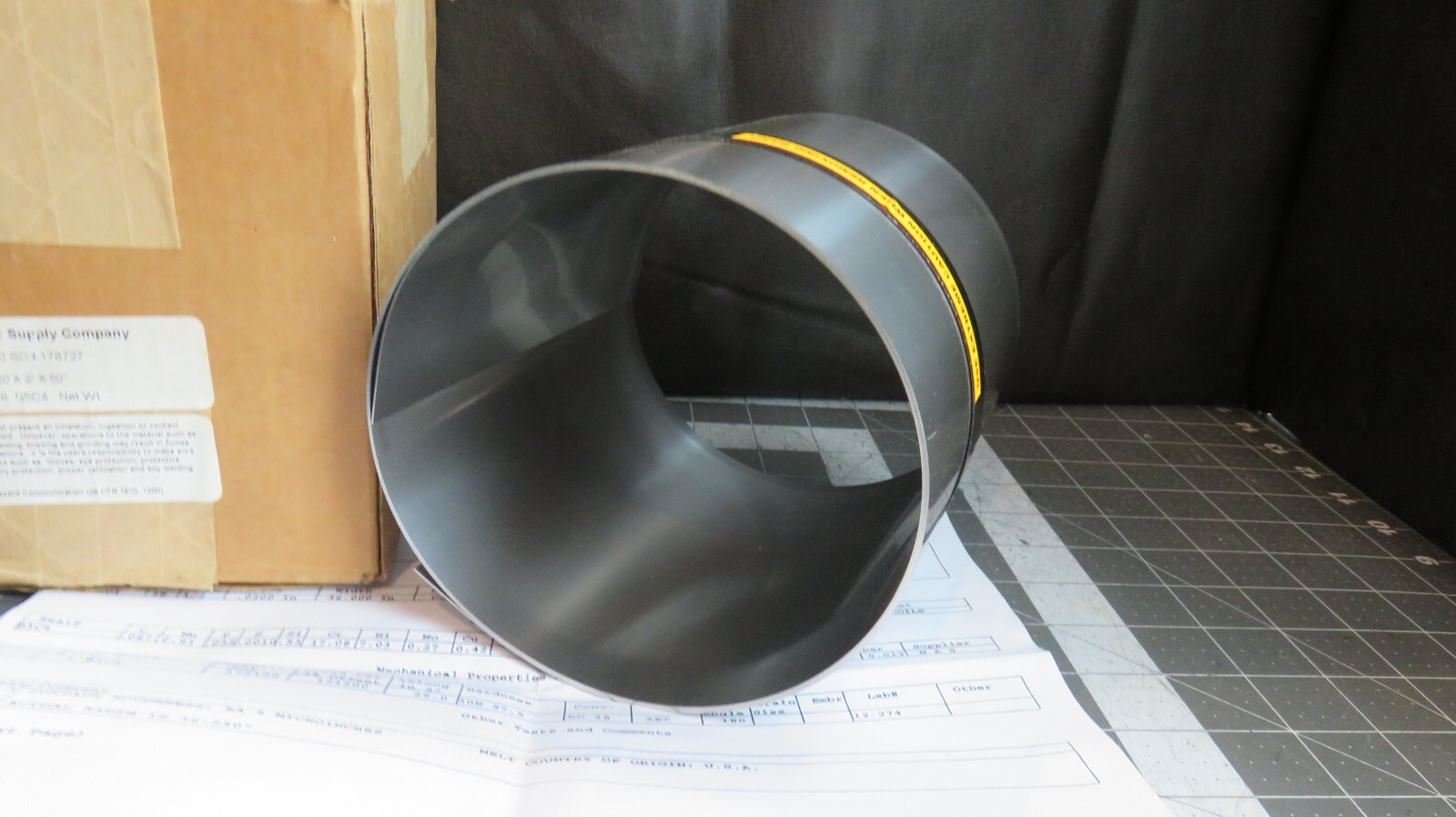 Type 301 Stainless Steel Shim Stock Roll Half Hard 6″ W x 50″ L x 0.20″ Thick