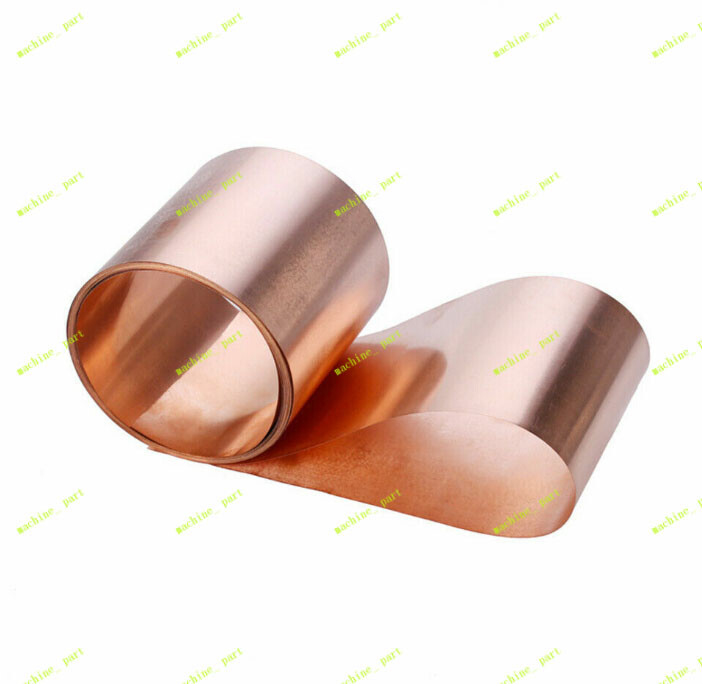 1pc 99.9% Pure 0.05 x 100 x 1000mm Coppers Cu Metal Sheet Foil