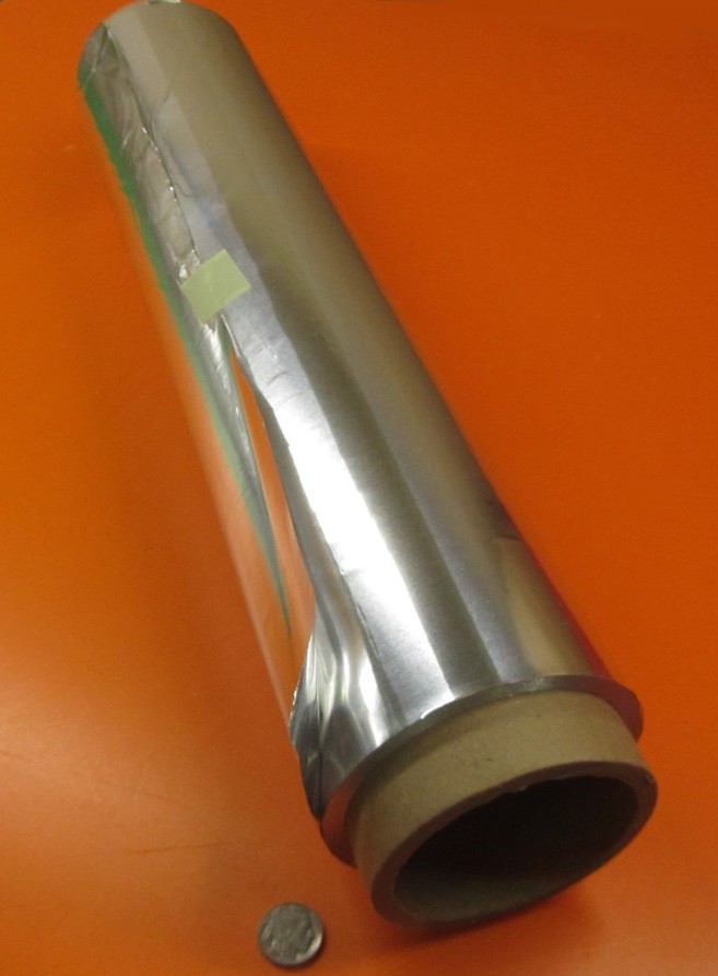 1100 Aluminum Foil (O) .001″ Thick x 18″ Wide x 250 Feet Long Roll
