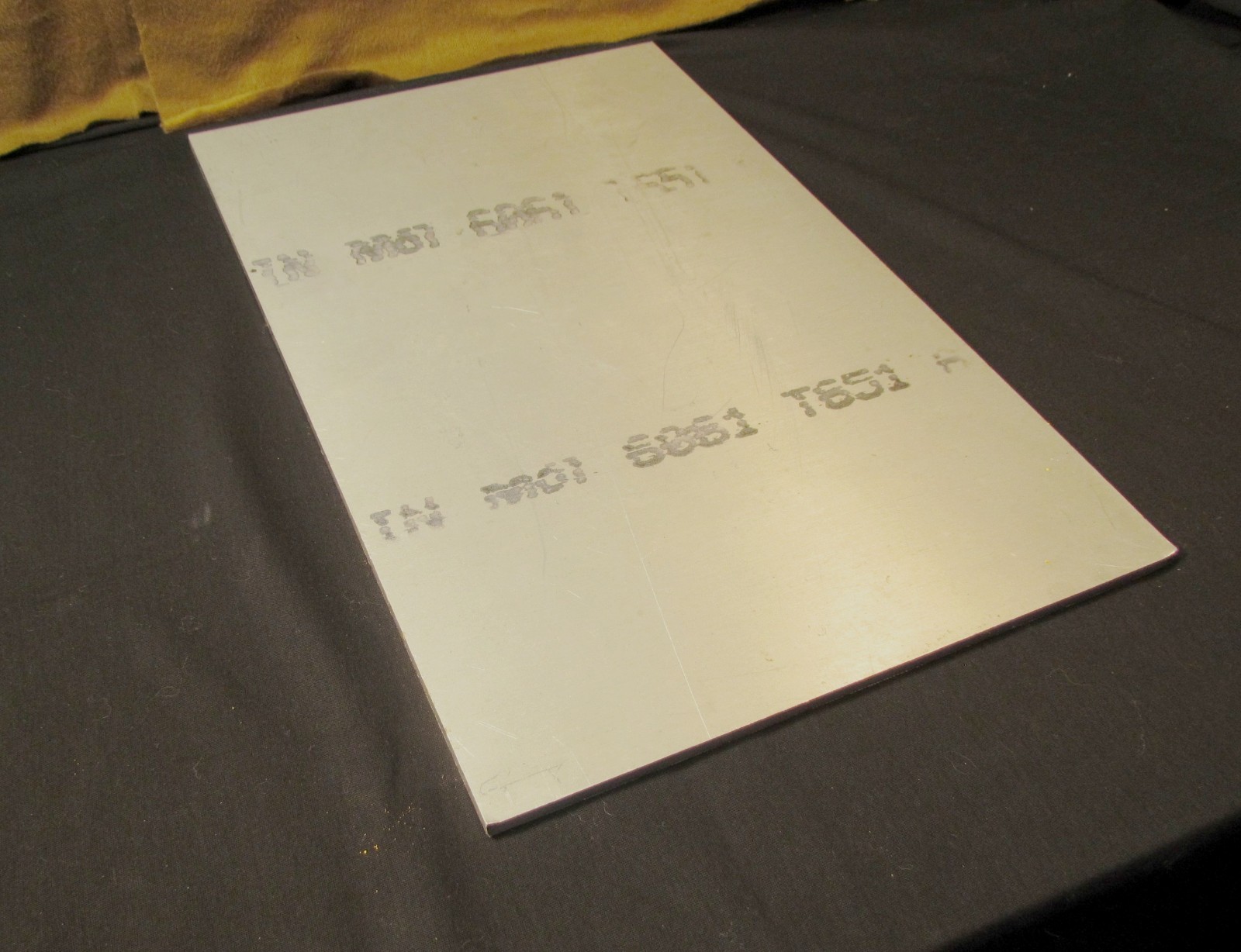 1/4″ x 15″ x 9.75″ Aluminum T6511 Extruded Flat Bar Stock 6061 Please Read Post