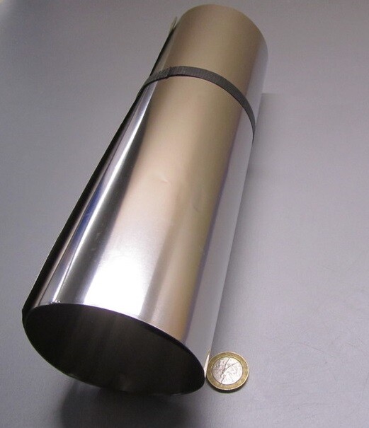 316 Stainless Steel Sheet Soft .007″ Thick x 12.0″ Width x 100.0″ Length