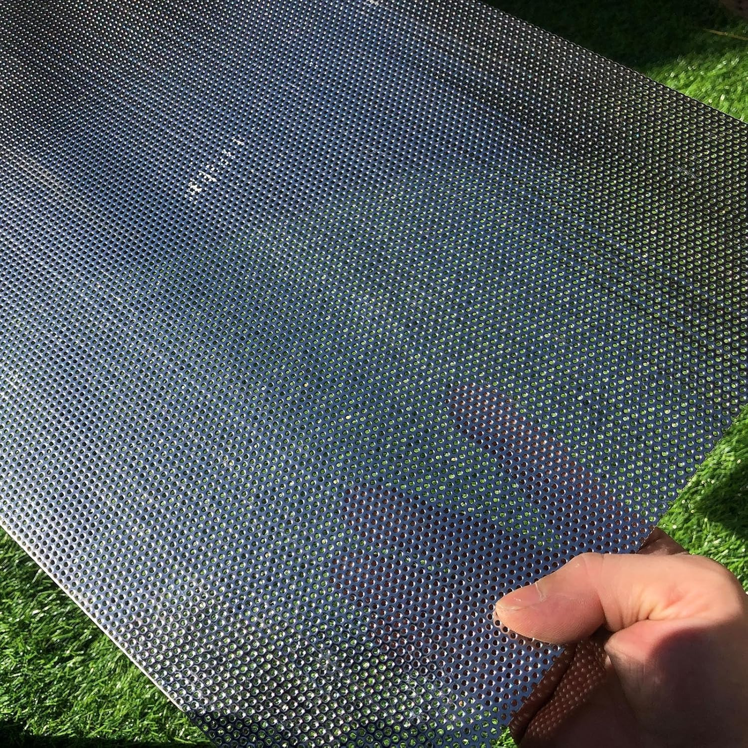 Perforated Metal Sheets 19 Gauge 16″X12″ Expanded Metal Mesh Opening 1/16″ 0.06